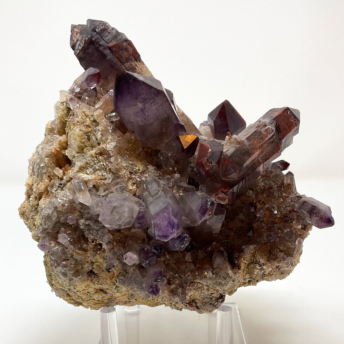 Iron out for cleaning quartz crystals #hansencreek #amethyst #scepter