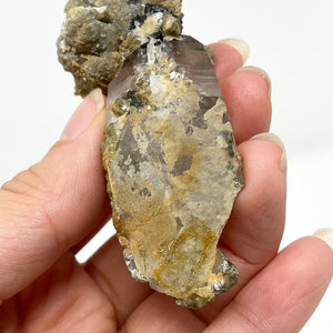 Cassiterite on Quartz from Panesqueira, Portugal
