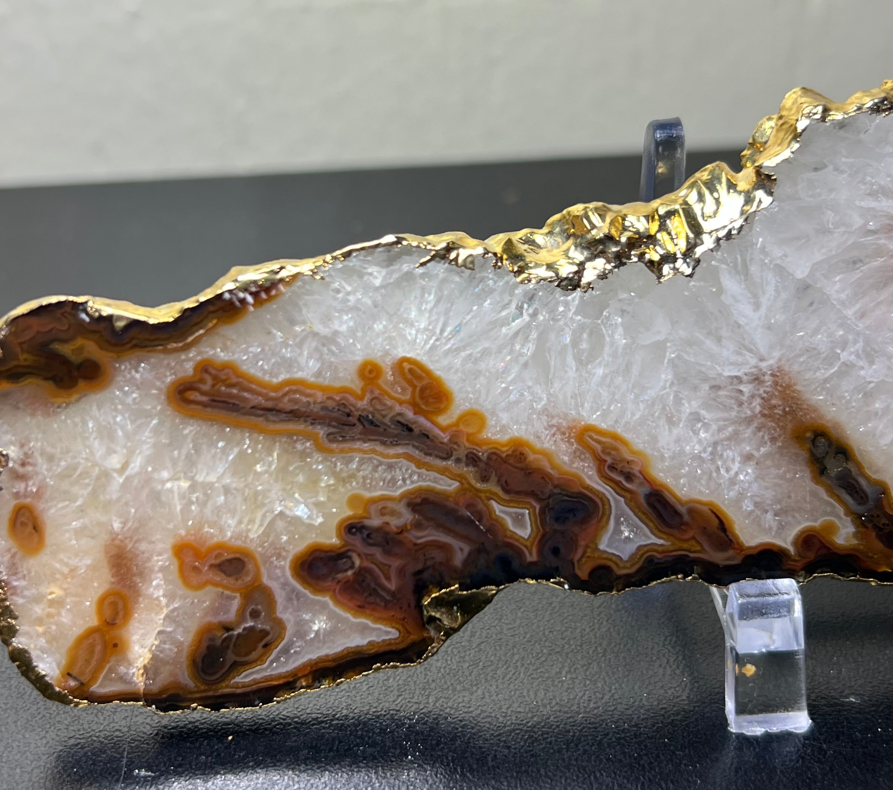 Agate & Quartz Slice