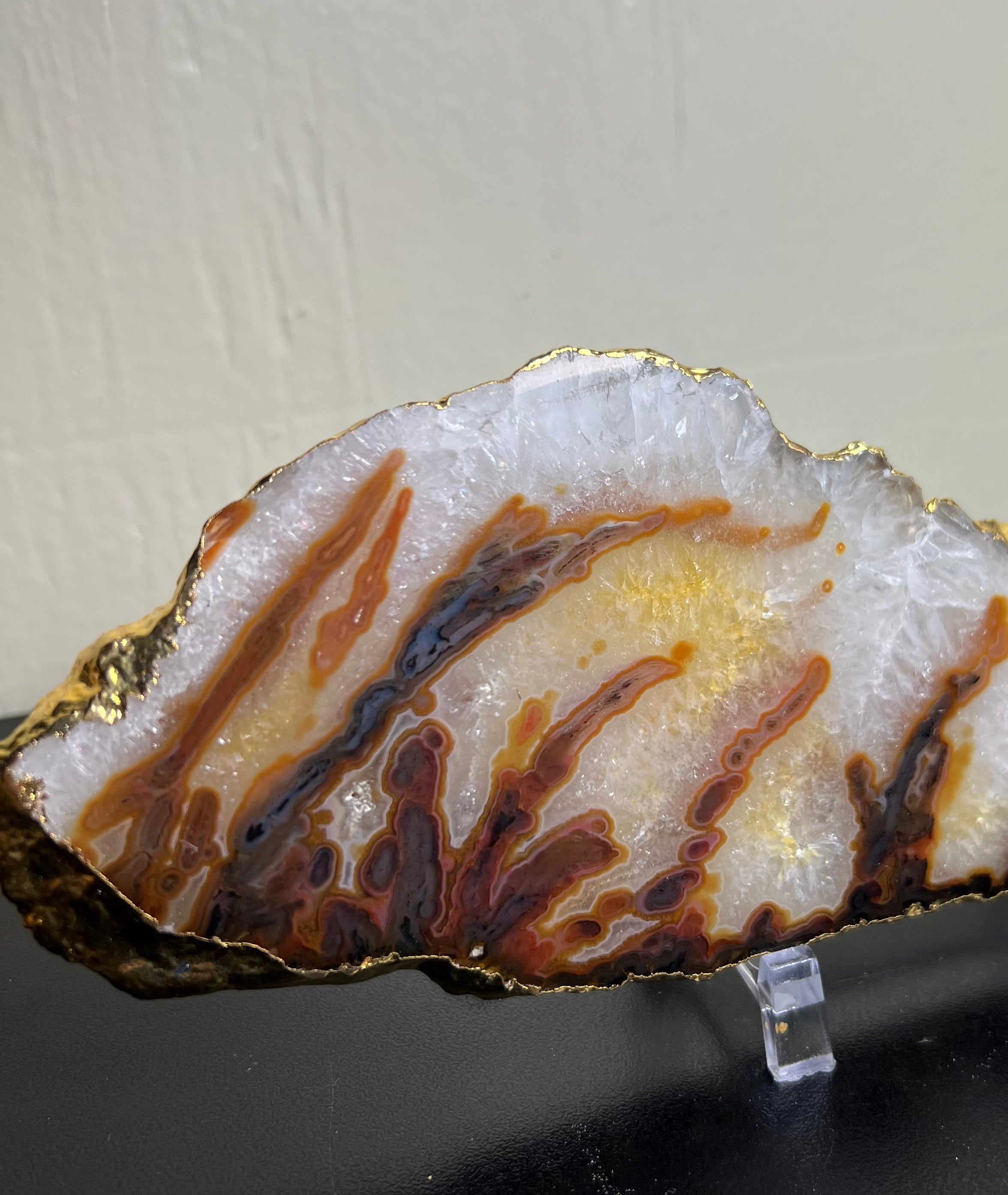 Agate & Quartz Slice