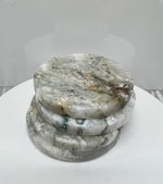Flower Agate Coaster Set