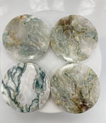 Flower Agate Coaster Set