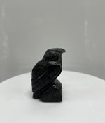 Onyx Raven Figurine