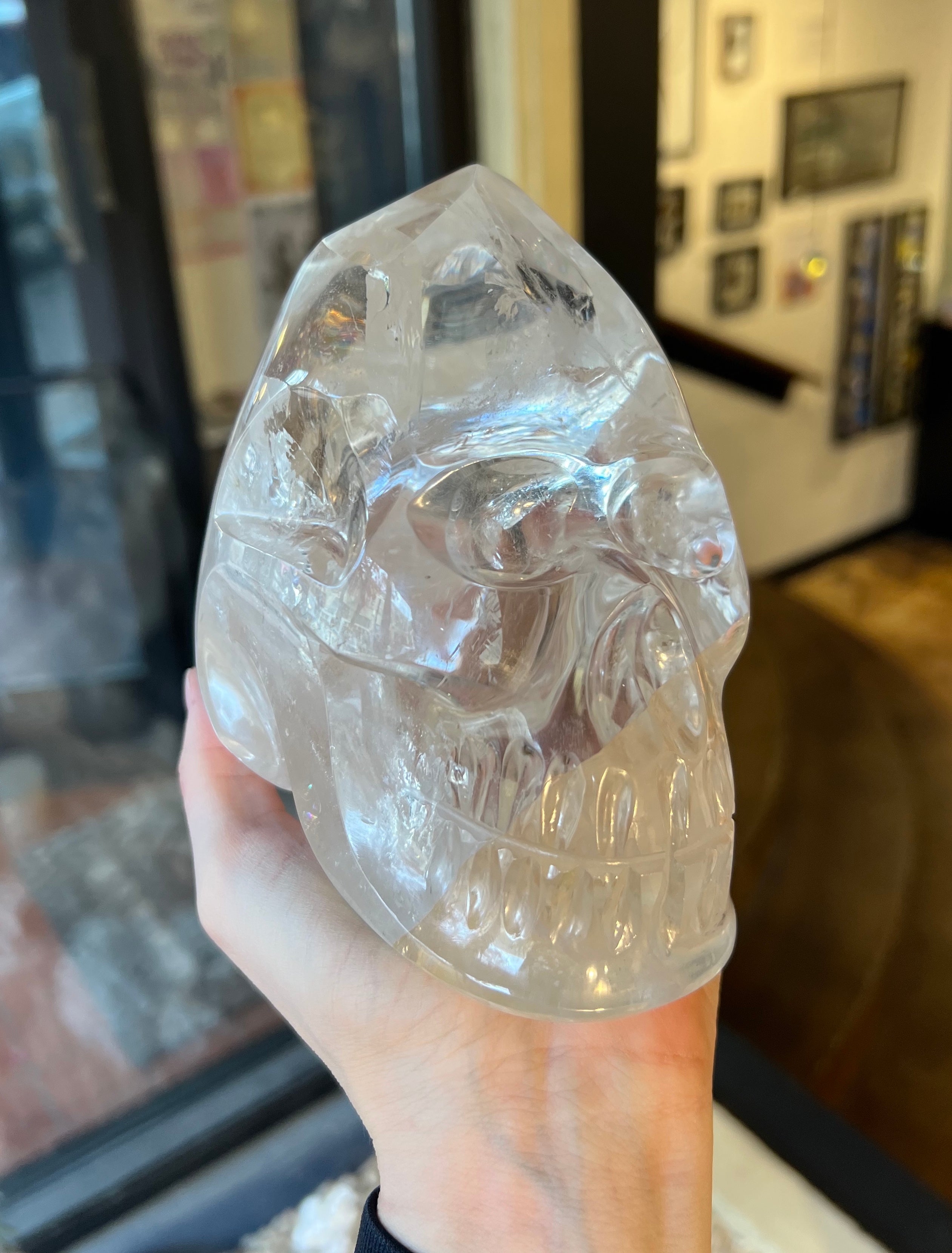 Clear Quartz Skull