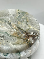 Flower Agate Coaster Set