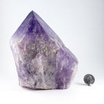 Large Freestanding Polished Amethyst Point from Bolivia