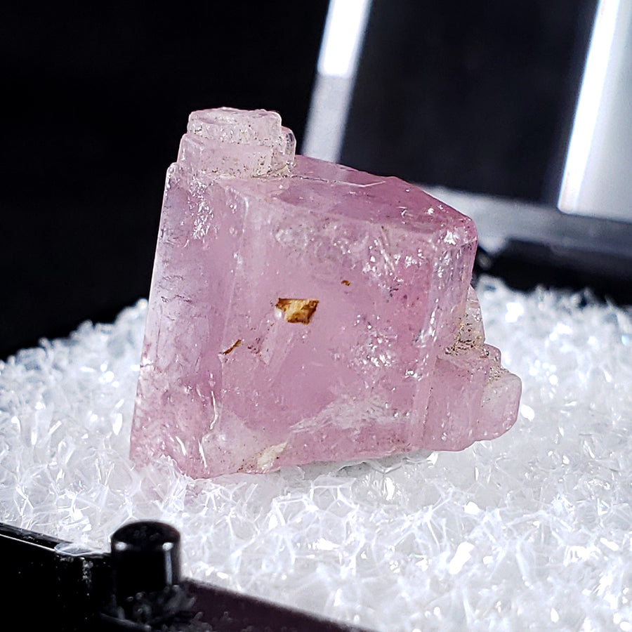 Pink Apatite Thumbnail Specimen from La Marina Mine, Boyaca, Colombia