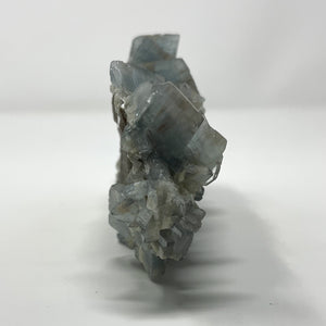 Blue Baryte (Barite) Cluster from the Moscona Mine in Solis, Asturies, Spain