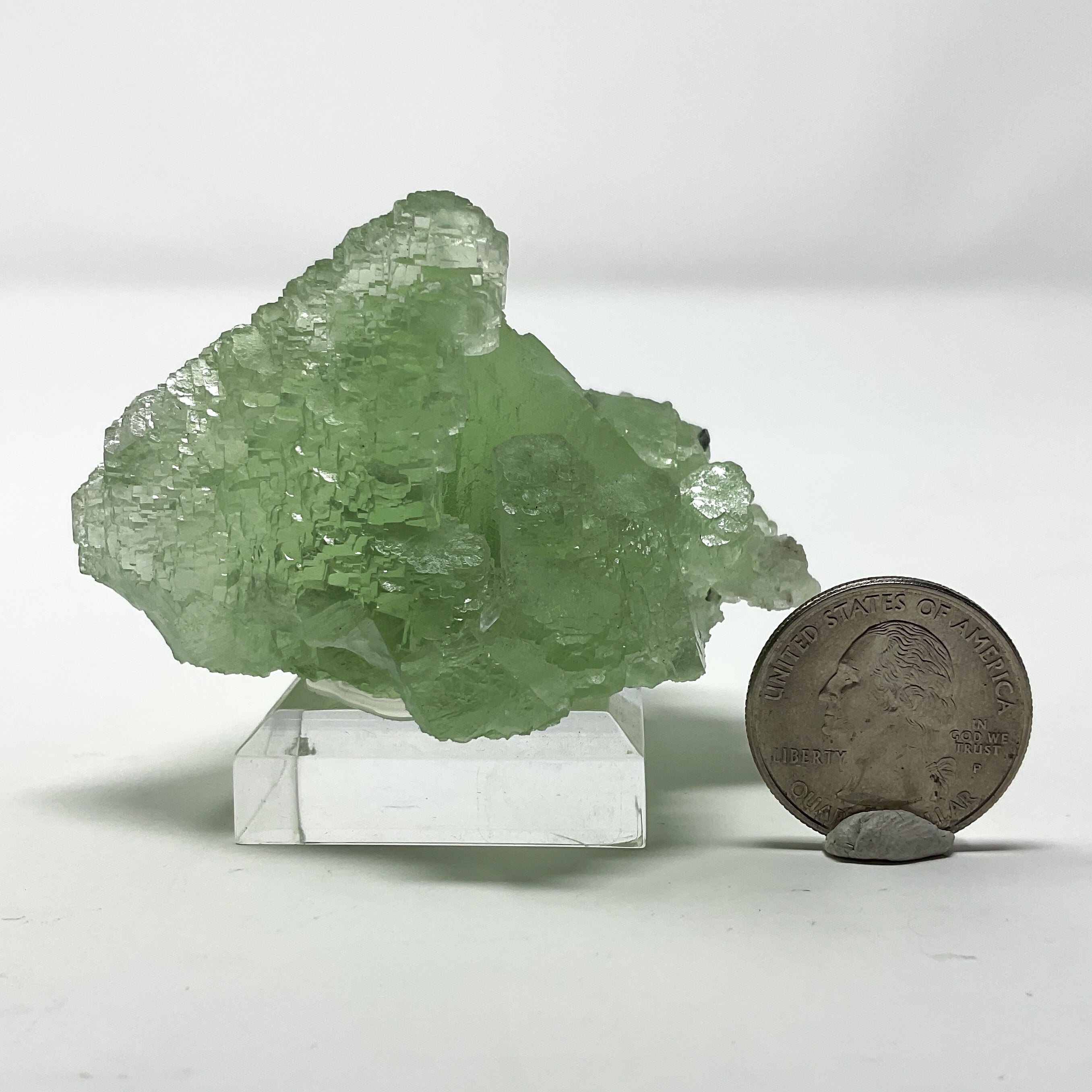 Green Fluorite from the Xiang Huapu Mine in Hunan Province, China