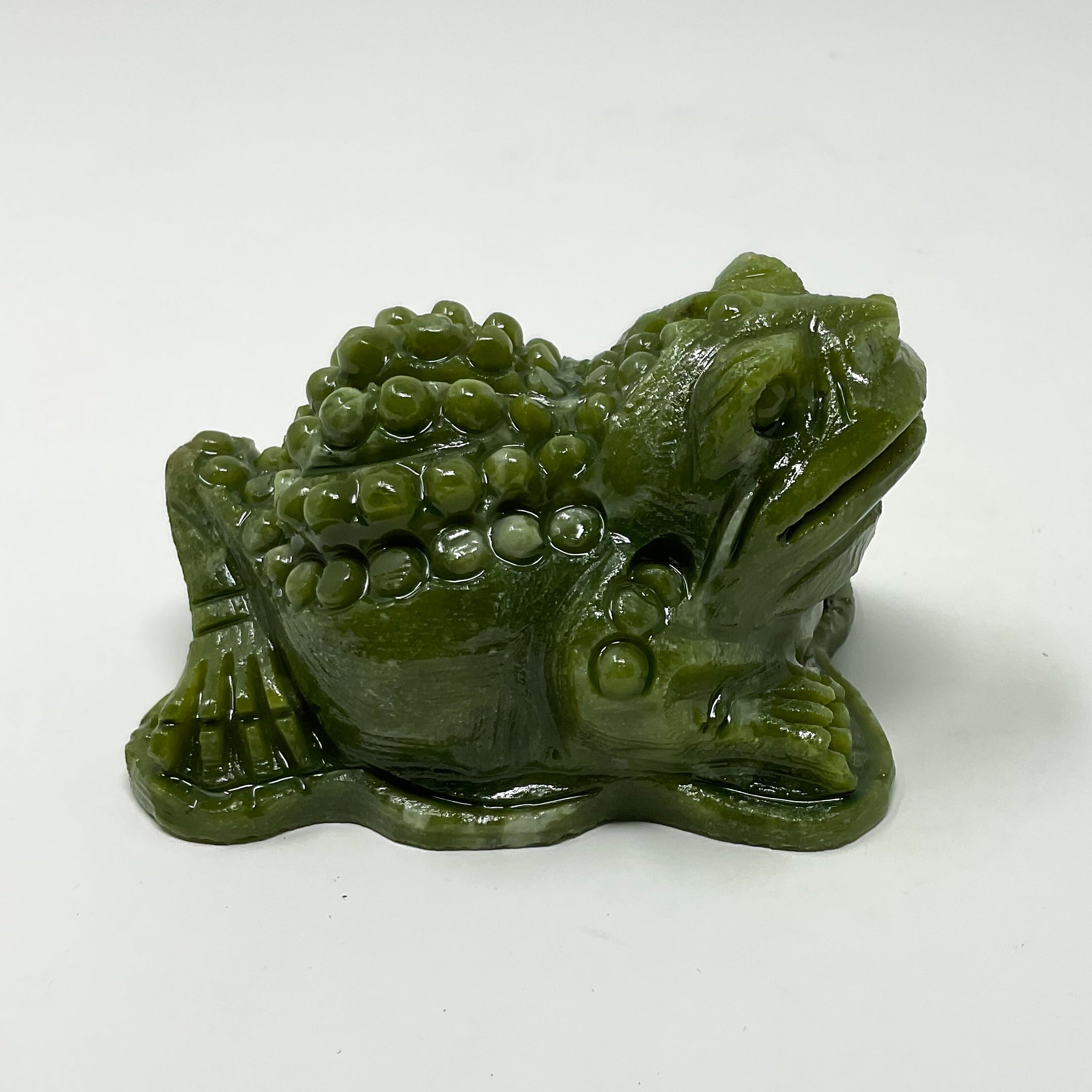 Carved Jadeite Frog