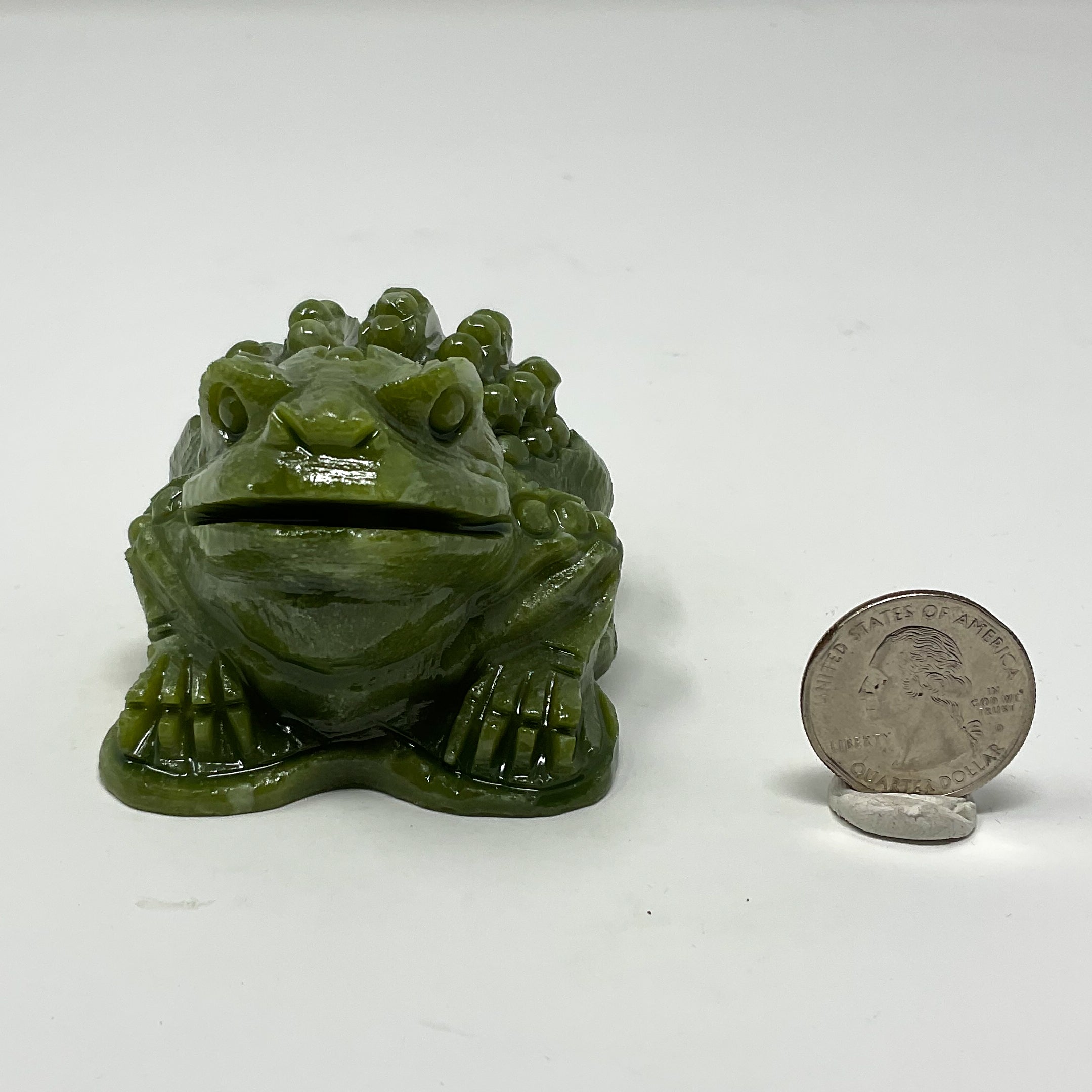Carved Jadeite Frog