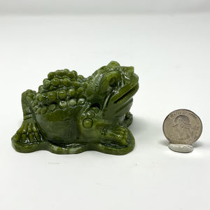 Carved Jadeite Frog