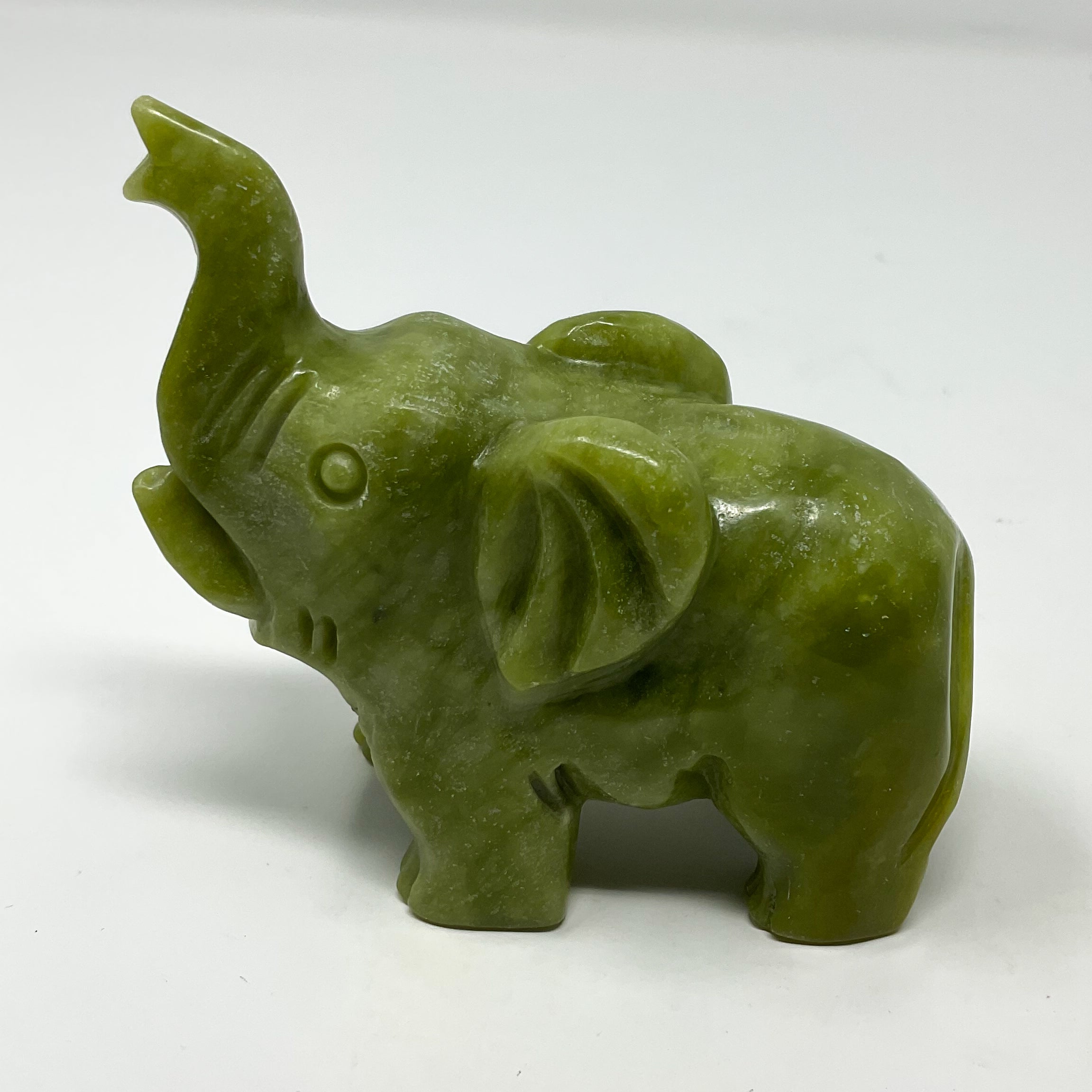 Carved Jadeite Elephant