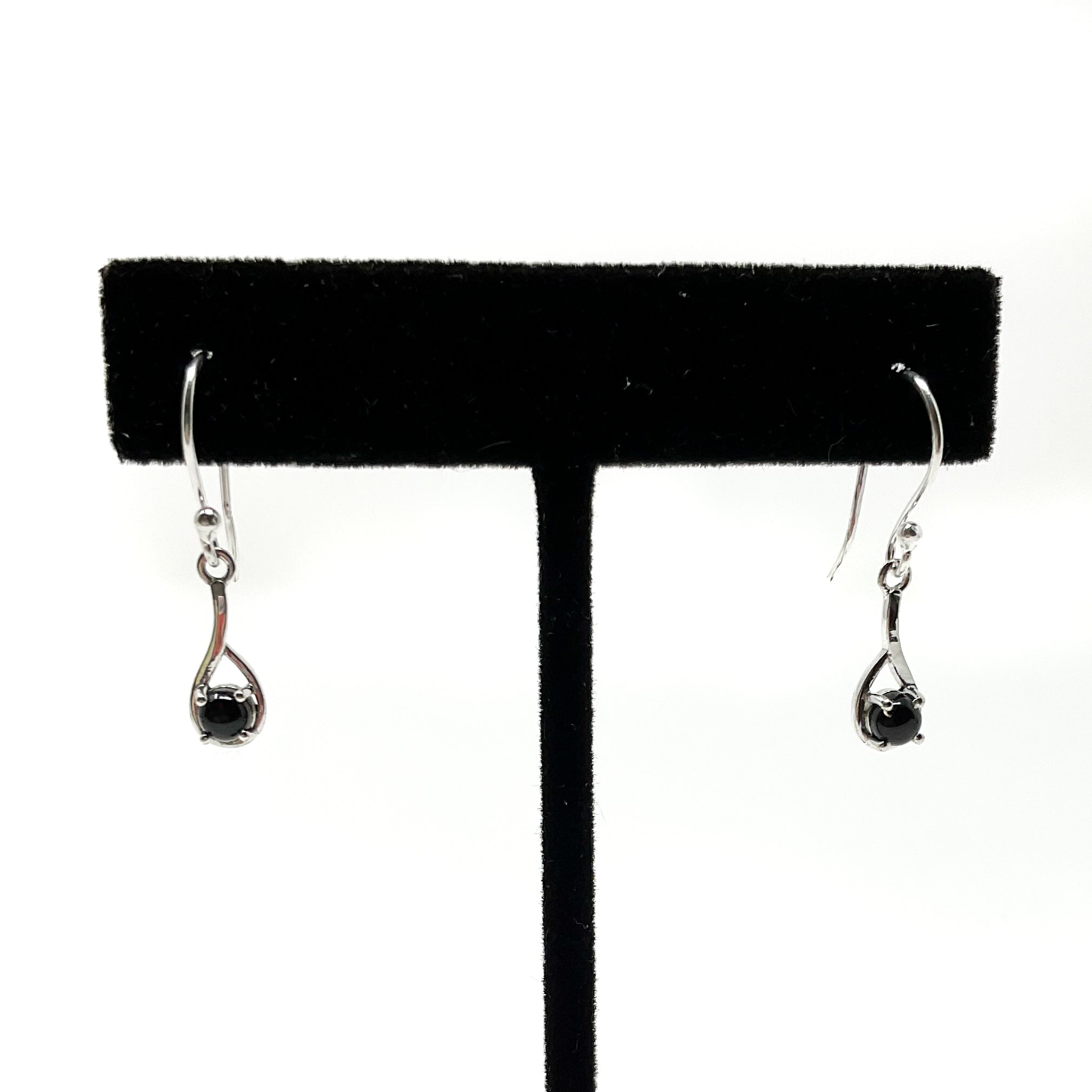 Sterling Silver Black Onyx Earrings