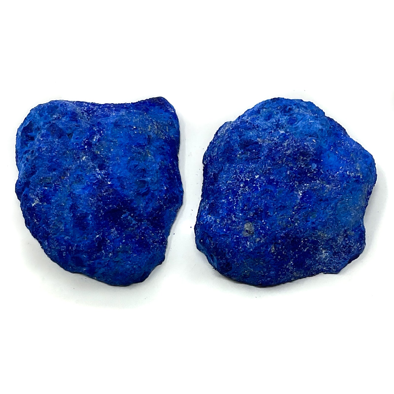 Azurite Nodule Geodes (Both Halves)