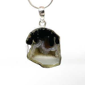 Sterling Silver Agate Pendant