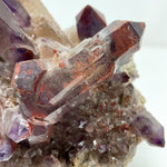 Hematite Included Amethyst Quartz Scepter from Orange River, Namibia