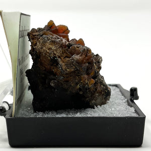 Rhodochrosite Thumbnail from Wolf Mine in Herdorf, Pfalz, Germany